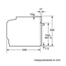 B64CT73G0B  NEFF N90 BUILT IN SINGLE OVEN WITH SLIDE AND HIDE DOOR - PYRO CLEANING