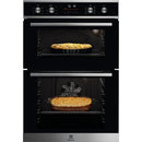EDFDC46X | ELECTROLUX 42/61 LITRE BUILT IN EYE LEVEL DOUBLE OVEN - STAINLESS STEEL