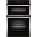 U2ACH7AN7B  NEFF N50 BUILT IN DOUBLE OVEN - STAINLESS STEEL - EYE LEVEL