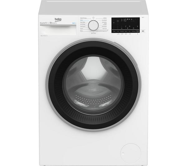 Beko 8kg IronFast RecycledTub Bluetooth Washing Machine B3W5841IW