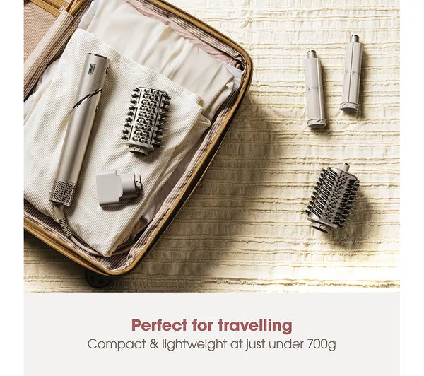 SHARK FlexStyle Straight & Wavy HD430SLUK 4-in-1 Air Styler & Hair Dryer – Stone