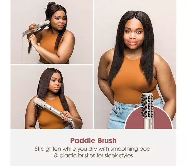 SHARK FlexStyle Straight & Wavy HD430SLUK 4-in-1 Air Styler & Hair Dryer – Stone