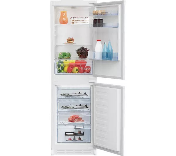 BEKO BCSM450 Integrated 50/50 Fridge Freezer - Sliding Hinge