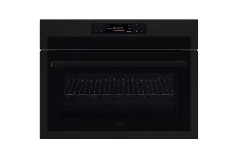 AEG Built-In Combination Microwave Oven - Matte Black KME768080T