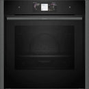 Neff B64FT53G0B Built-In Slide and Hide Single Ovens - Black with Graphite-Grey Trim