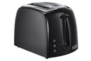 Russell Hobbs Textures 2 Slice Toaster | 21641 | Black