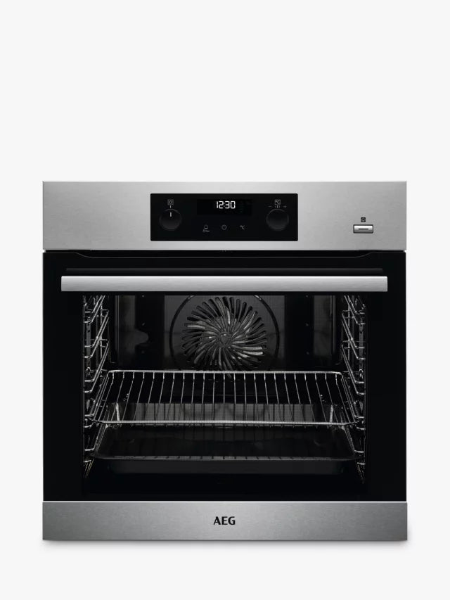 BPS355020M Built In Electric Self Cleaning Single Oven with Steam Function, Stainless Steel