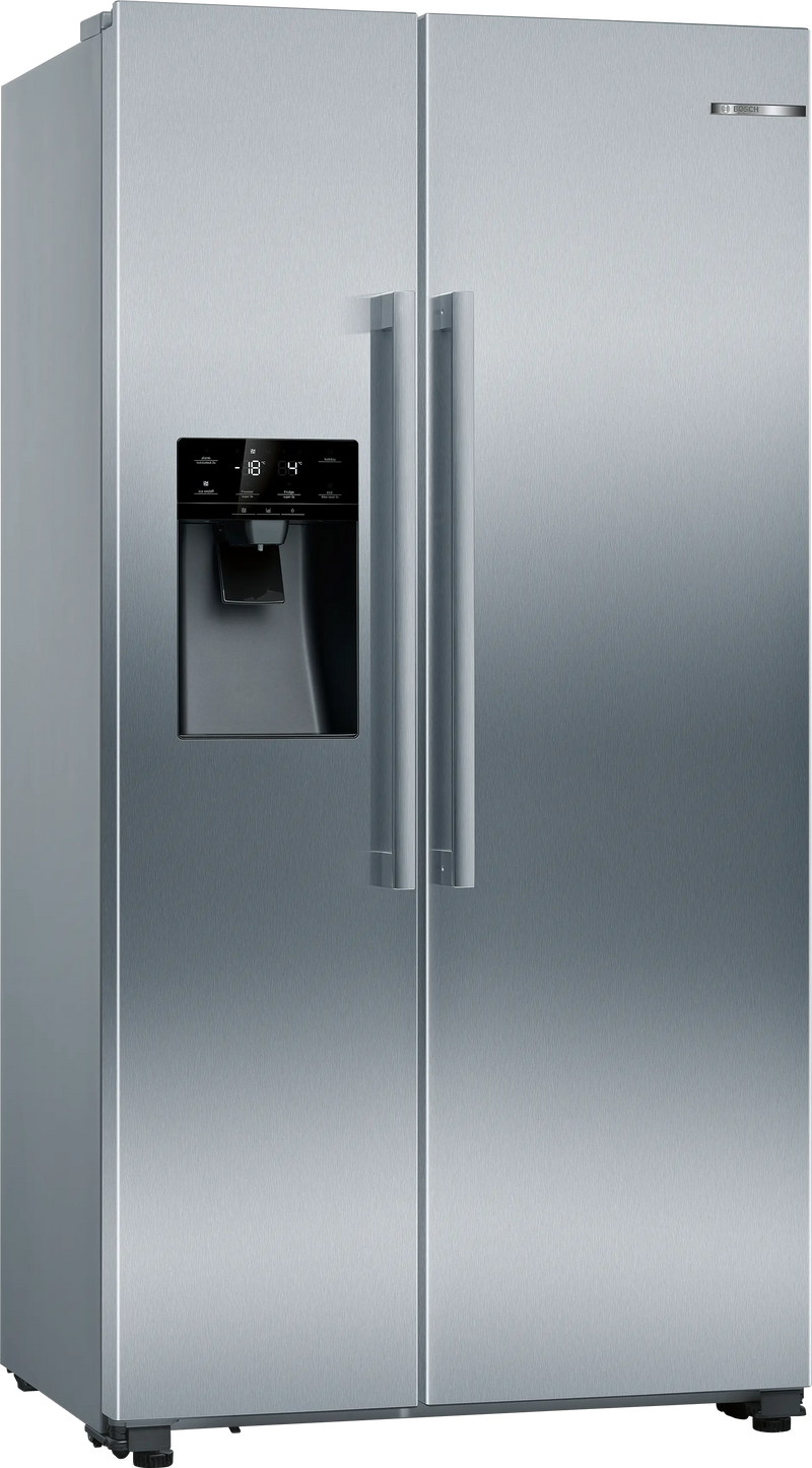 KAD93AIERG  BOSCH SERIES 6 AMERICAN SIDE BY SIDE 178.7 X 90.8 CM BRUSHED STEEL ANTI-FINGERPRINT