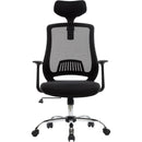 Alphason Florida Chair - Black Mesh with Adjustable Headrest
