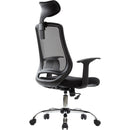 Alphason Florida Chair - Black Mesh with Adjustable Headrest