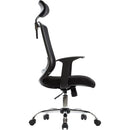 Alphason Florida Chair - Black Mesh with Adjustable Headrest