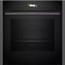 B54CR71G0B  NEFF N 70 BUILT-IN SLIDE AND HIDE DOOR OVEN GRAPHITE GREY