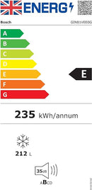 Bosch Series 4 Freezer with NoFrost – GIN81VEE0G