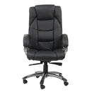 Alphason Mayfair High Back Executive Chair, Soft Leather - Black