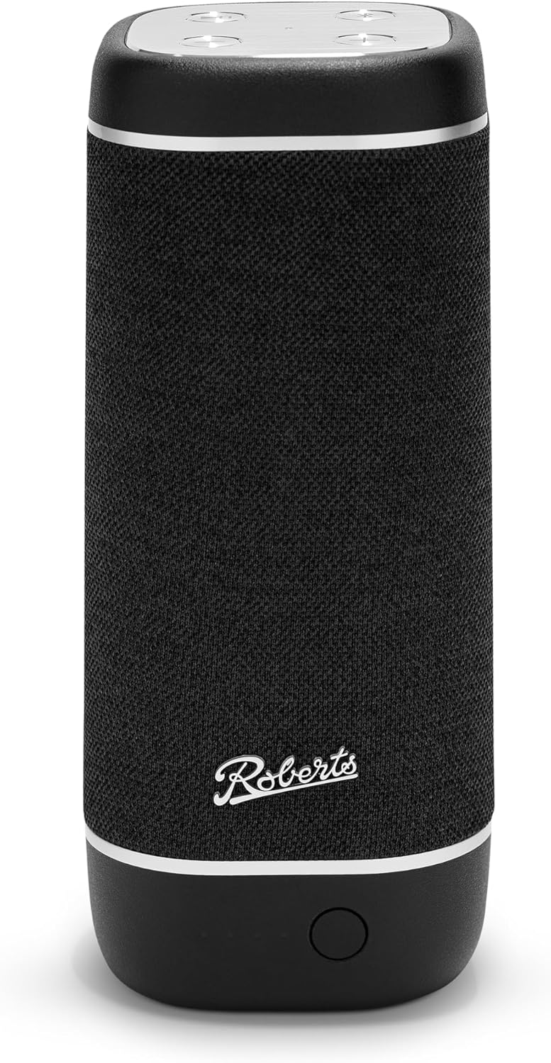 Roberts REUNION Waterproof IPX7 Bluetooth Speaker, Black