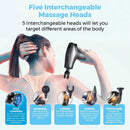 CARMEN 5-IN-1 CORDLESS DEEP TISSUE MASSAGER - C82019