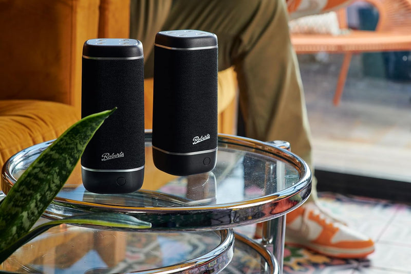 Roberts REUNION Waterproof IPX7 Bluetooth Speaker, Black