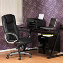 Alphason Mayfair High Back Executive Chair, Soft Leather - Black
