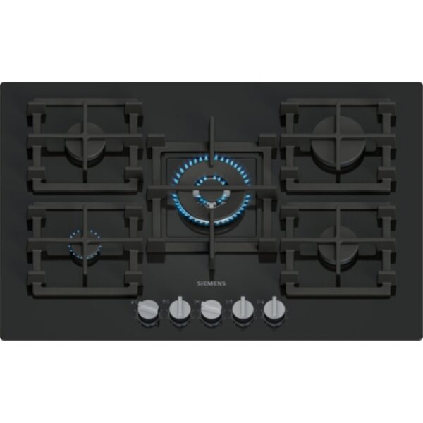 Siemens iQ500 Gas Hob 75 cm Tempered Glass Black – EP7A6QI40