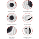 StayWarm 3000W Upright or Flatbed Fan Heater F2035WH