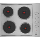 HIBE64101X  BEKO 4 ZONE STAINLESS STEEL SEALED PLATE HOB