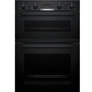 MBA533BB3B  BOSCH SERIES 4 34/71LITRE BUILT IN DOUBLE OVEN - BLACK