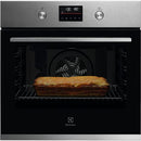 KOFFP46TX 949498301  ELECTROLUX 72LITRE MULTIFUNCTION BUILT IN SINGLE OVEN WITH PYRO CLEANING - STAINLESS STEEL