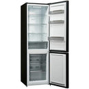 P65555FFM2GLB-E  POWERPOINT 180/70 LITRE 180 X 55 CM FROST FREE - BLACK GLASS DOOR