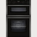 U1ACE2AG3B  NEFF N 50 34/71LITRE BUILT-IN DOUBLE OVEN - GRAPHITE COLOUR