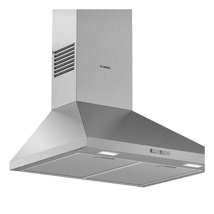 Bosch DWP64BC50B, Serie 2, Pyramid Chimney Cooker Hood, Stainless Steel