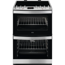 AEG CIB6733ACM 60cm Electric Induction Double Oven-Stainless Steel