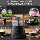 Eco Respect Moulinette MB710840 500ml, 4in1, Chop, Mix, Blend, Grind, Black, Chopper