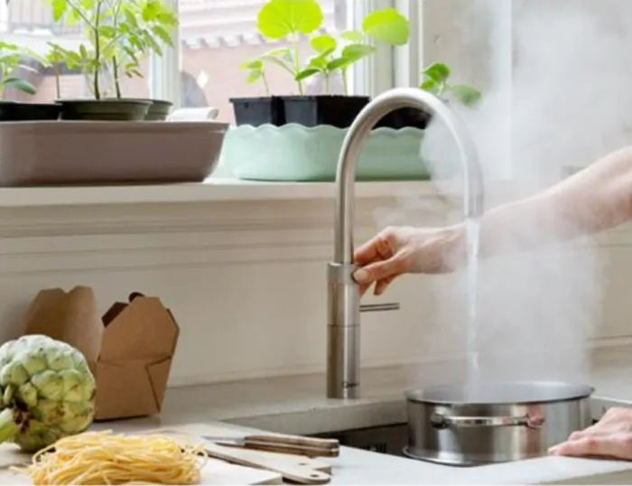 Quooker 3FRRVS Fusion Round Boiling Water Tap Stainless Steel