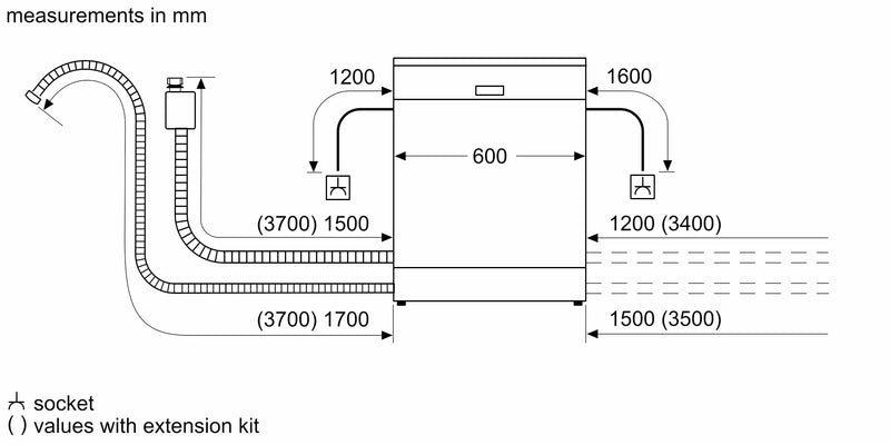 Siemens iQ100 Integrated Dishwasher | SN61IX12TG