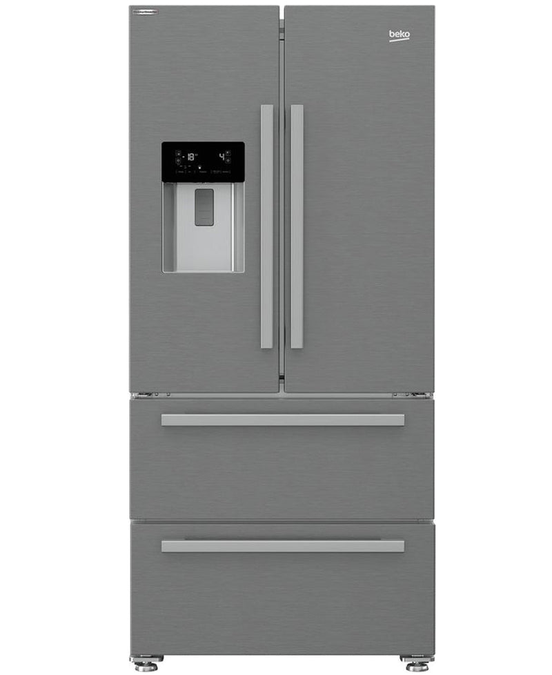 Beko Freestanding American Style Fridge Freezer with HarvestFresh | GNE360520DX