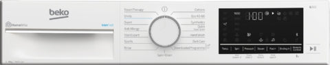 Beko 9kg 1600rpm Washing Machine IronFast RecycledTub™ | B3W5962IW