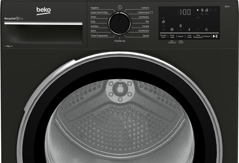 BEKO 9KG 1400RPM FREESTANDING WASHING MACHINE GRAPHITE | B3W5941IG
