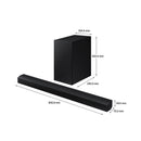 Samsung 2.1 Soundbar With Wireless Subwoofer| HW-B450/XU